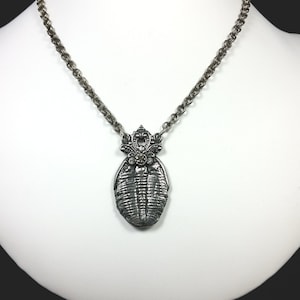 Trilobite Necklace. Fossil Necklace. Sealife. DSLN