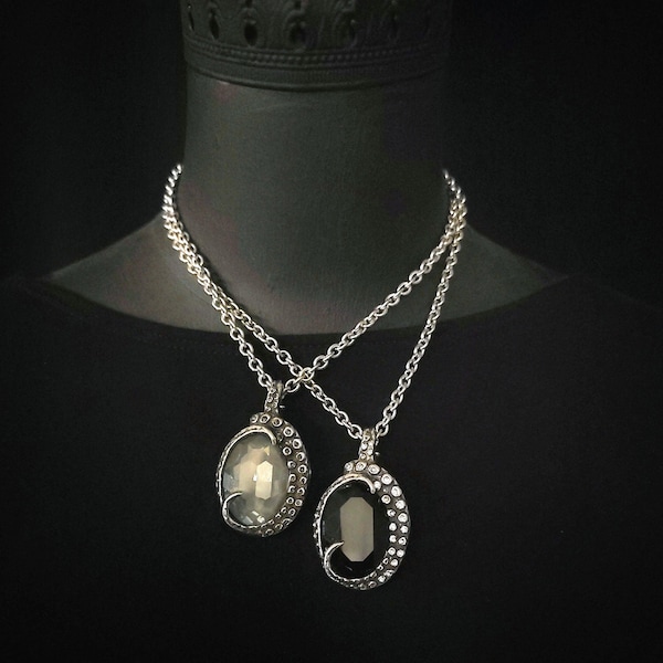 Crystal Kraken Pendant. Made to Order