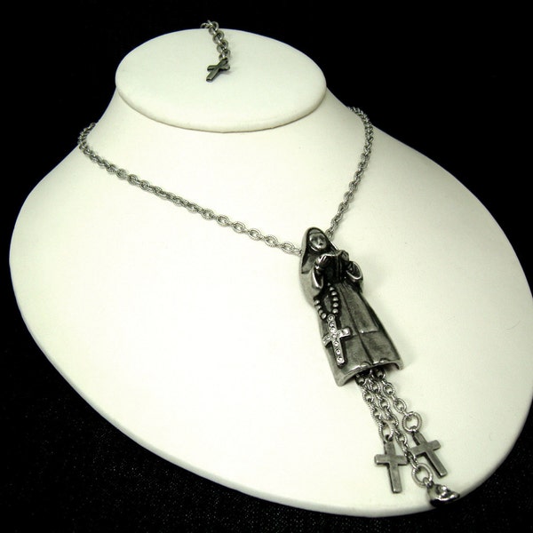 Sister Rotten Necklace. Nun necklace. Mcn. Made to Order