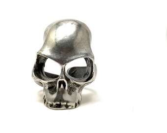 Large Skull Ring. Plain Skull Ring. Skull. Day of the Dead. Dia de Los Muertos