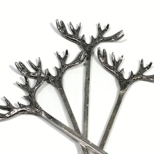 Antler Swizzle Sticks. Swizzle Stick. Stir Sticks. Barware. Cocktail Accessories.