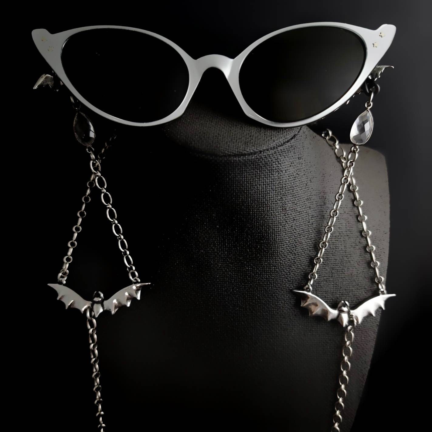 Bat Eyeglass Holder. Sunglass Chain. Eyeglass Chain.. Made to