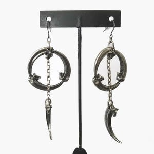 Raven Moon Ear Wires
