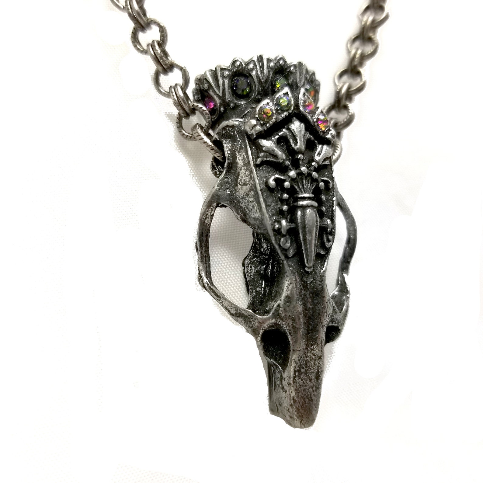 Rat King Necklace Rat Necklace Rat Skull Rat Skull Necklace Bone 