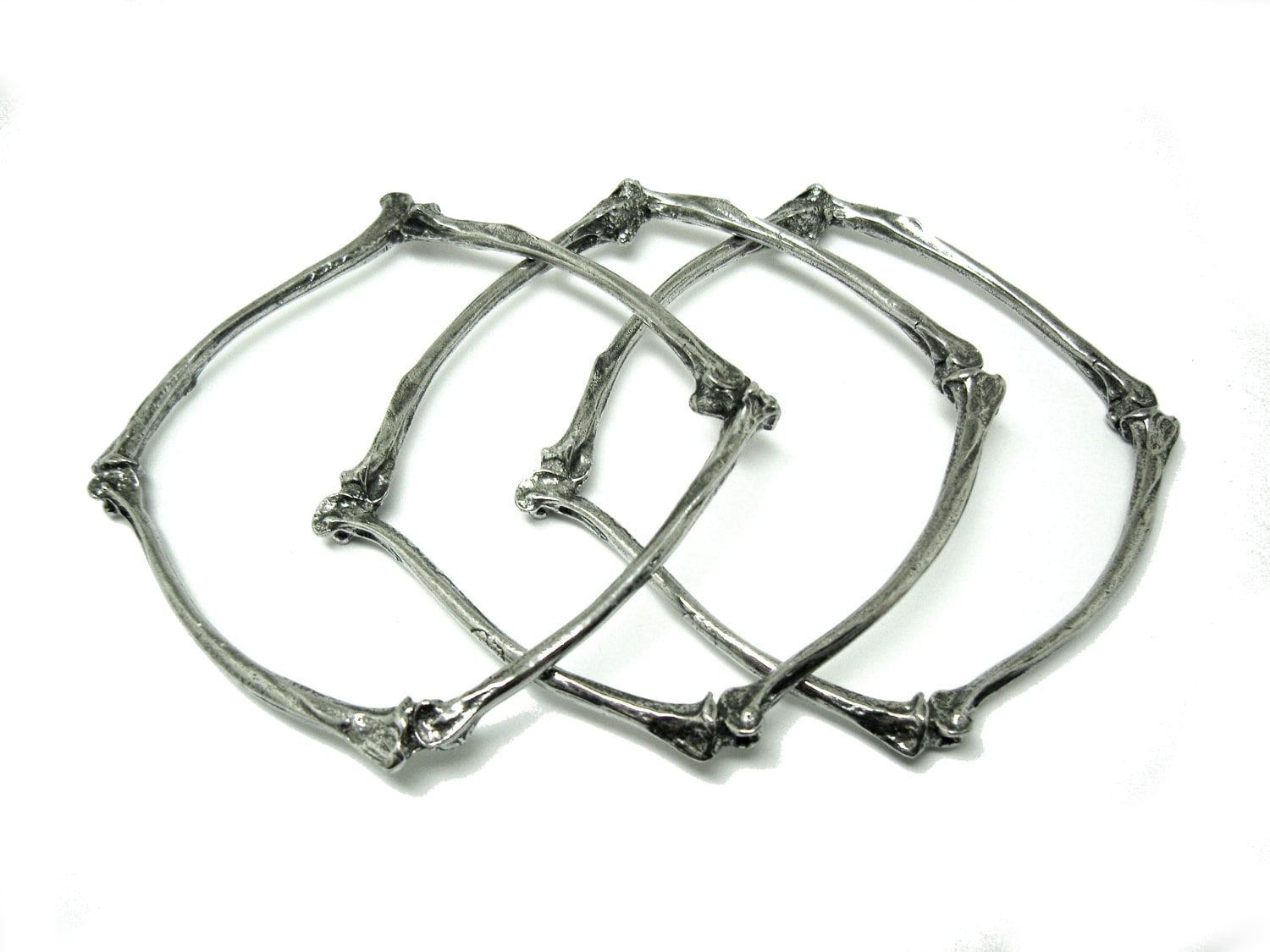 Bone Bangle Bracelets. Bones. Departed