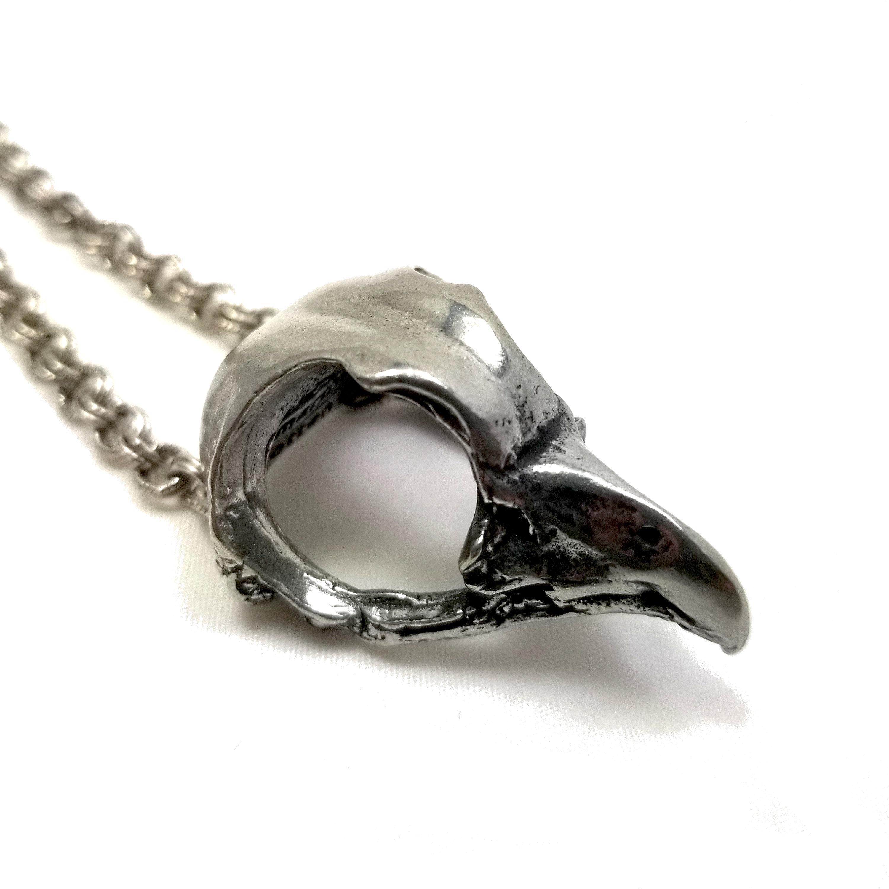 Owl Skull Necklace - Etsy