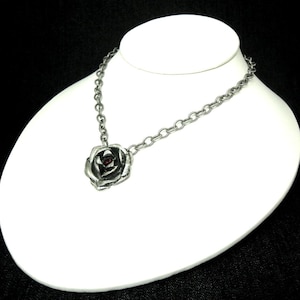 Plain Rose Necklace. Rose Necklace. Rose. Victorian Rose Necklace. Rock N Roll Necklace. Victorian Rose. Gothic Rose. Gothic
