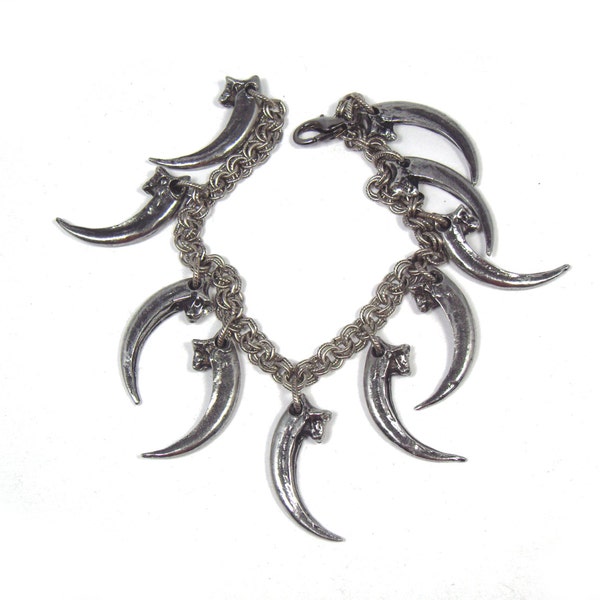 Raven Claw Charm Bracelet.