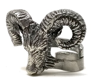 Bighorn Sheep Ring. Ram Ring. Bighorn Ram. Sheep. Bighorns. Horns. Antlers. Antler Ring