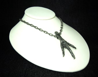 Chicken Foot Necklace. Bird Foot. DFN