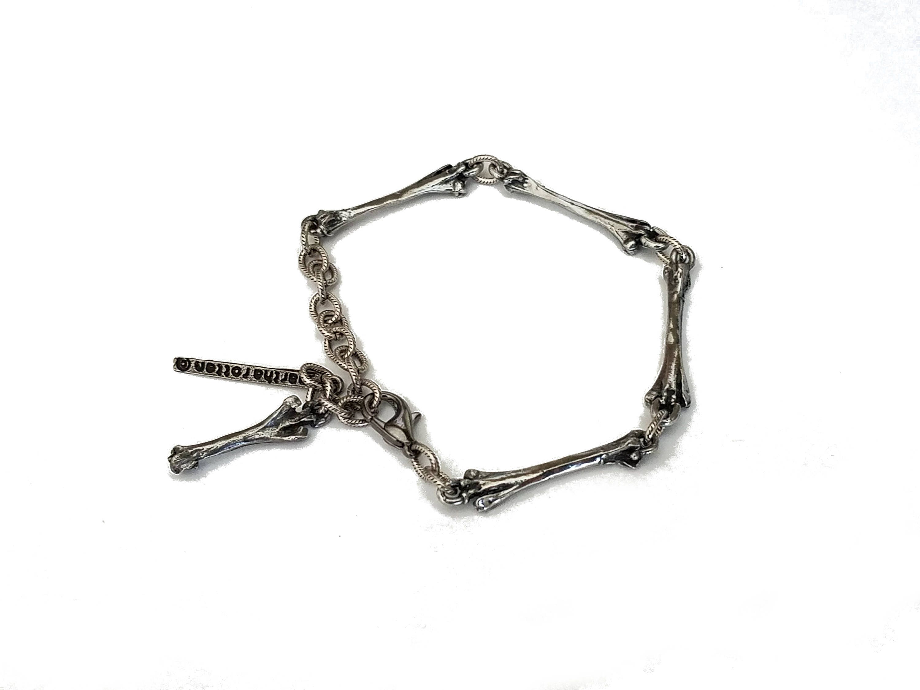Bone Chain Bracelet. Bone Jewelry - Etsy UK
