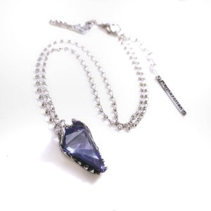 Crystal Bat Jaw Necklace. Jawbone necklace. Bat jewelry. Bone jewelry. DJN