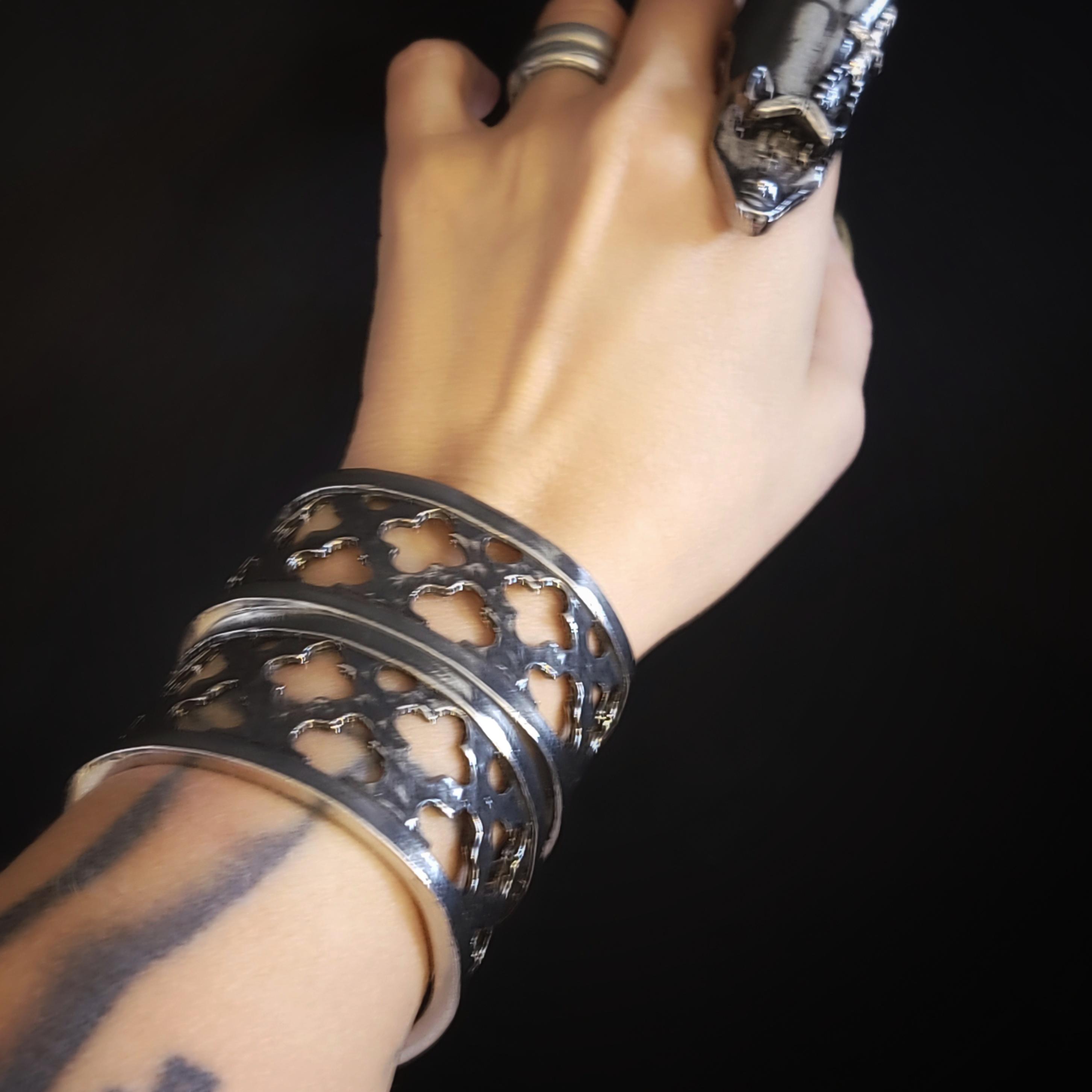 Confessional Cuff Bracelet (mini). Made to Order - Etsy