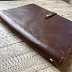 Gravierte Leder Portfolio Mappe Personalisierte Reißverschluss Organizer Ordnerhülle