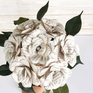 Book Bouquet made from The Notebook, Custom Book Bouquet Wedding,Book Flowers, Paper Flower Bouquet, Paper Bouquet, Bouquet Alternative