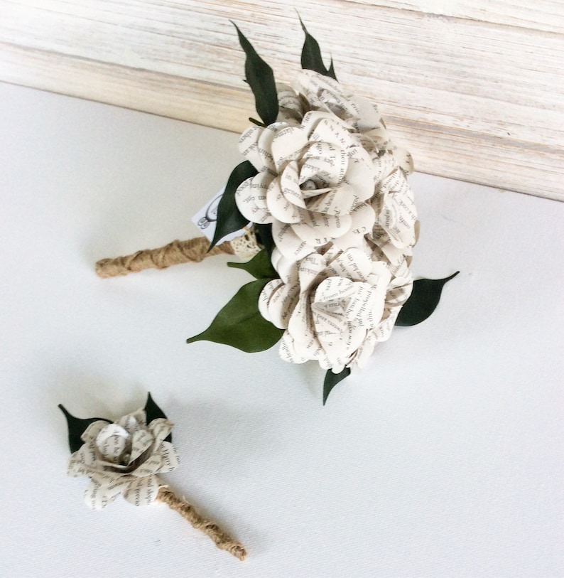 Bouquet Alternative Paper Bouquet Custom Book Bouquet Wedding,Book Flowers Paper Flower Bouquet The Alchemist Bouquet