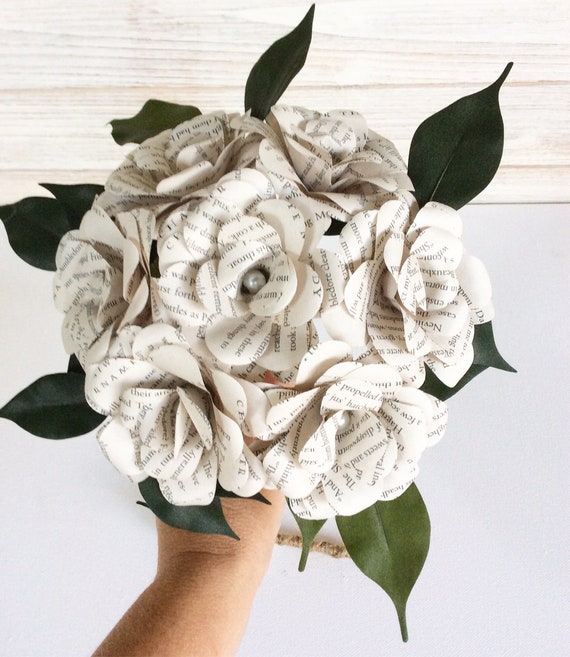 Bouquet Alternative Paper Bouquet Custom Book Bouquet Wedding,Book Flowers Paper Flower Bouquet The Alchemist Bouquet
