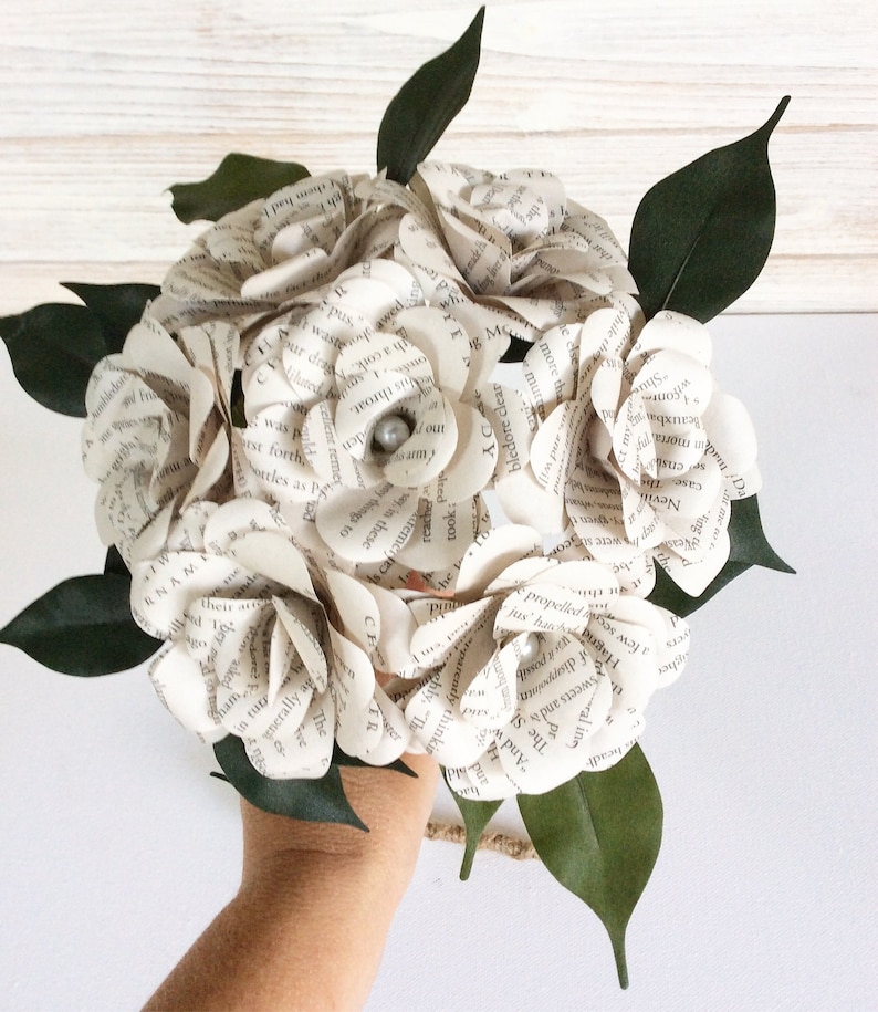 Jane Eyre Bouquet Custom Book Bouquet Weddingbook Flowers Etsy