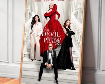Affiche du film Le Diable s'habille en Prada 2 (2026) : décoration d'intérieur unique et cadeau, décoration murale, sans cadre