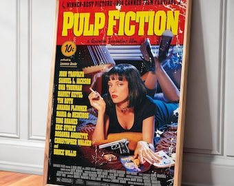 Pulp Fiction Movie Poster, Digital Download