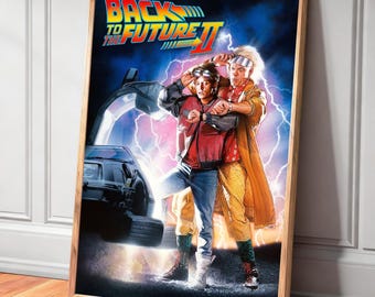 Back to the Future 2 JAWS 19 Movie Collectors Poster - Etsy 日本