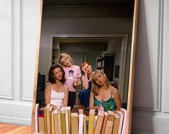SATC おもしろTVブックカバーキャンバスポスター - ユニークなホームデコレーションとギフトウォールデコレーション、フレームなし
