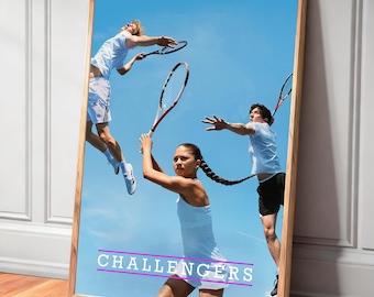 Challengers Movie Canvas Poster—Unique Home Decor and Gift Wall Decorations, Frameless