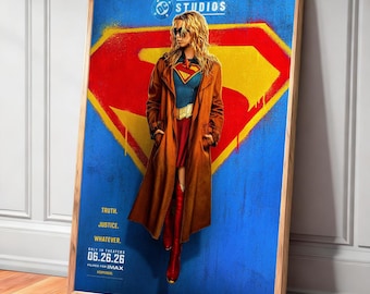 Supergirl (2026) Movie Canvas Poster—Unique Home Decor and Gift Wall Decorations, Frameless