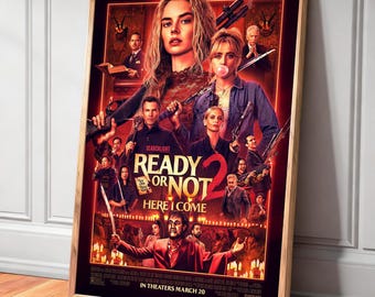 Ready or Not 2 Movie Canvas Poster—Unique Home Decor and Gift Wall Decorations, Frameless