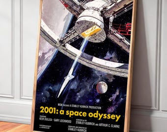 2001 A Space Odyssey Movie Poster,Digital Download