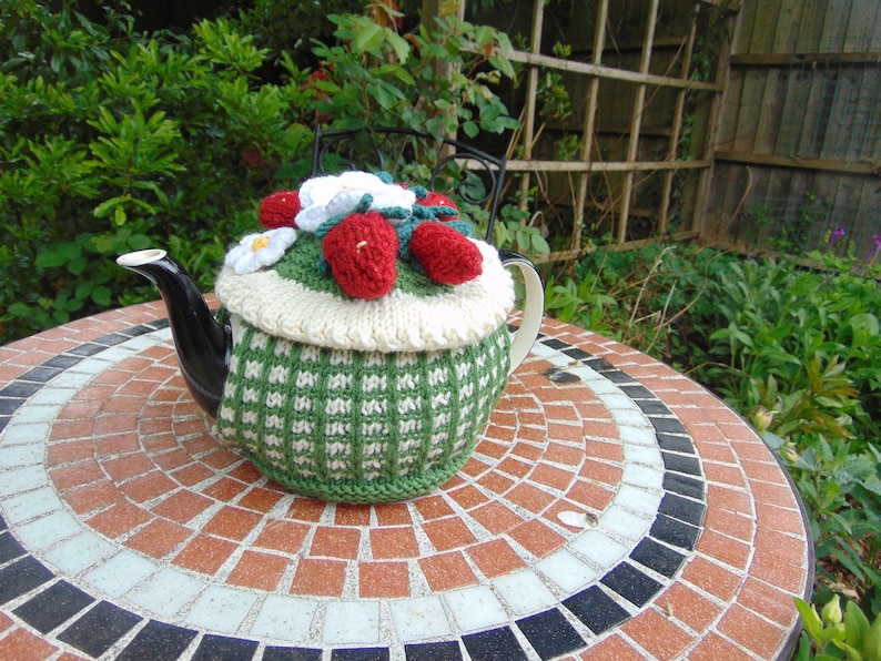 Strawberry Tea Cosy 46 cup Etsy