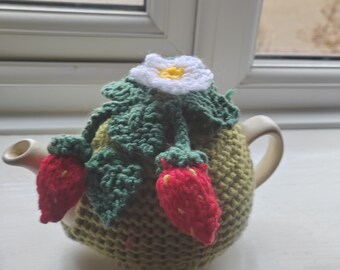 Small Strawberry Tea Cosy 1 -2 cup teapot