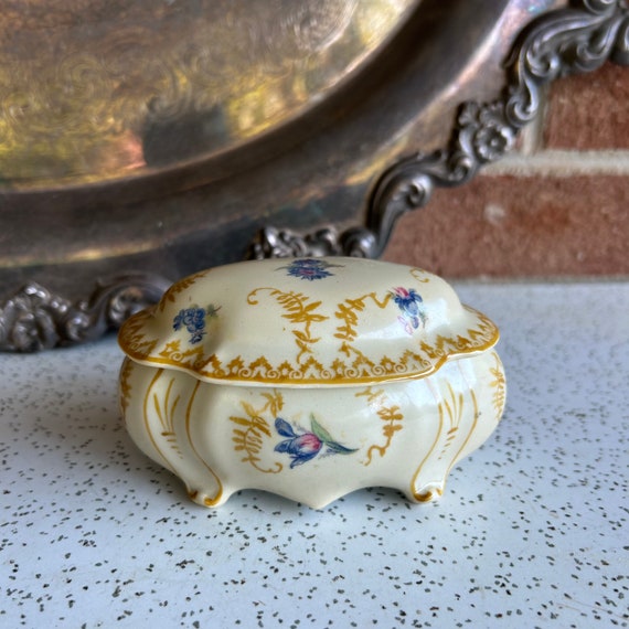 Antique hand painted porcelain best sale jewelry