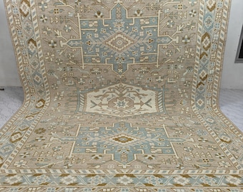 230x300 Handgeknüpfter Teppich: Antiker Oushak Teppich Wohnzimmerteppich Türkisch Oushak