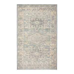 Hand Knotted Rug: 9x12, 4x6, Antique Oushak Turkish Rugs Muted Living Room Carpet
