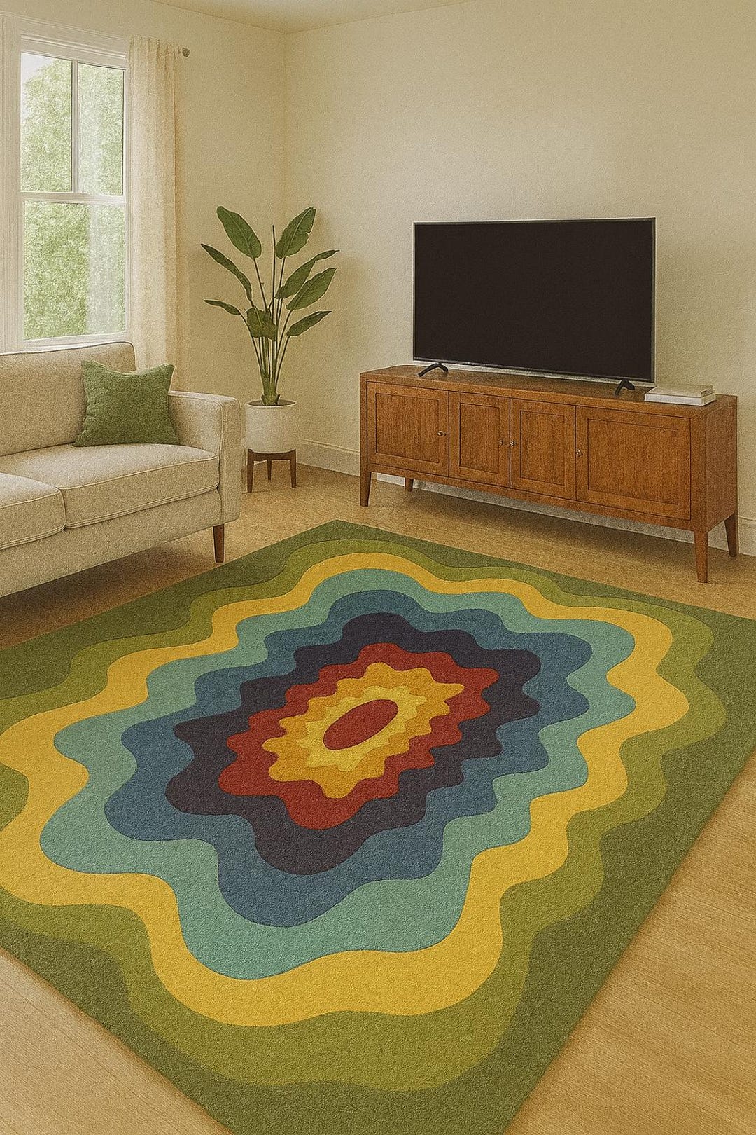 Green Matrix Rug Green Rug Living Room: 8x10, 6x9 Hand-tufted Geometric Rugs Modern ...