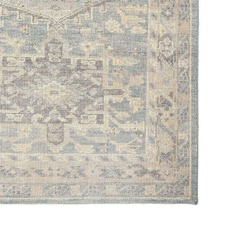 Hand Knotted Rug: 9x12, 4x6, Antique Oushak Turkish Rugs Muted Living Room Carpet