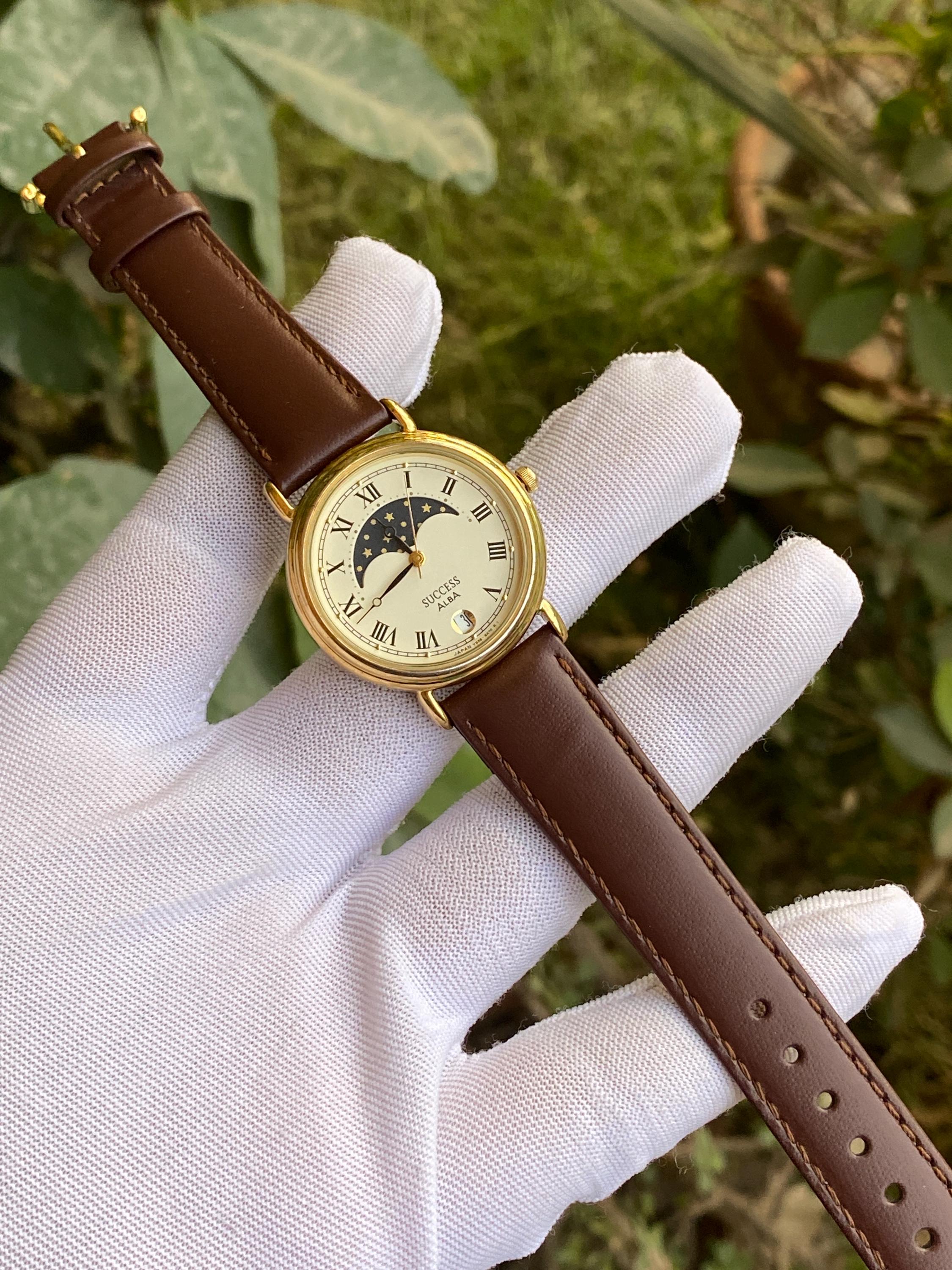SEIKO セイコー 7A48-7020 ムーンフェイズ クロノグラフ 【公式通販】