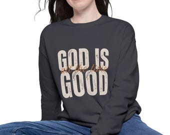 Paquete PNG "Dios es bueno siempre", diseño de camiseta cristiana (descarga digital)