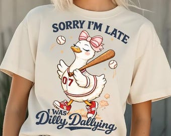 Ganso de béisbol PNG SVG: Diseño de camiseta de mamá tonta divertida (descarga digital)