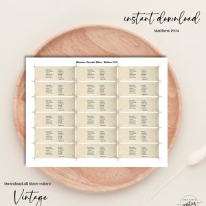 Laat de kinderen bij mij komen, bijbelvers Matteüs 19:14, afdrukbare snoeppapiertje, direct downloaden, PP40