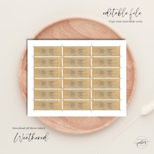 mini bible scripture printable