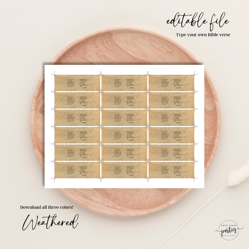 mini bible scripture printable