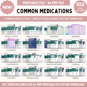 Megabundel gewone medicijnen | Medicatieadministratie | Nclex-medicijnen | Verplegingsnotities | Verpleegkundige gids | Aantekeningen verpleegschool 2026
