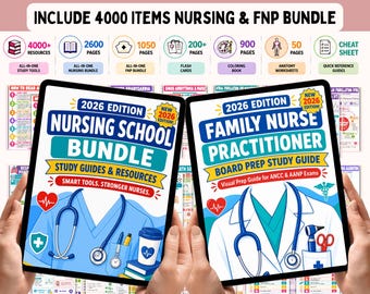 Nursing School Notes 4400+ Pages, Nclex Study Guide | MedSurg | Pharmacology |  Digital Download