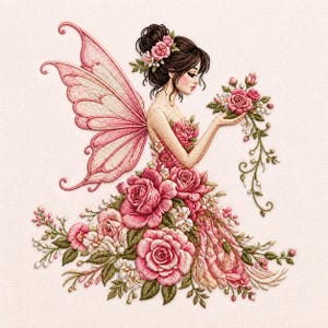 pink dress embroidery designs Girls Bow Smocking Embroidery Hot Pink Dress Rylee Faith Designs