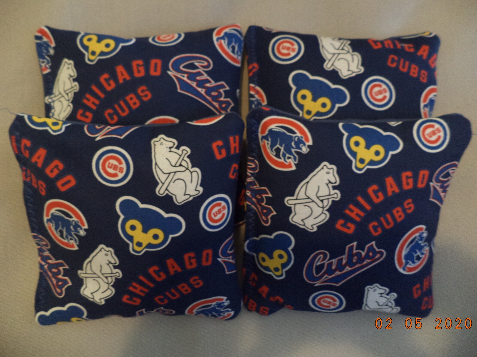 Chicago Bears Cornhole Bags - Set Of 8 ACA Regulation Toss Bags