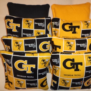 Cornhole bags Georgia Tech corn hole bean bags 8 ACA Regulation bean bag game