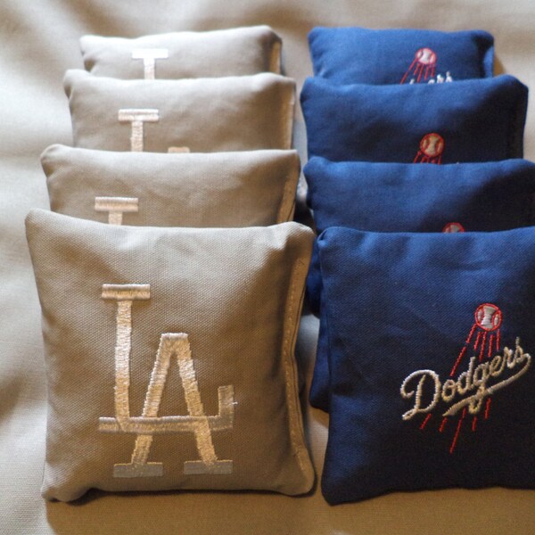 Cornhole bags Los Angeles Dodgers corn hole bean bags LA Dodgers 8 ACA Regulation bean bags