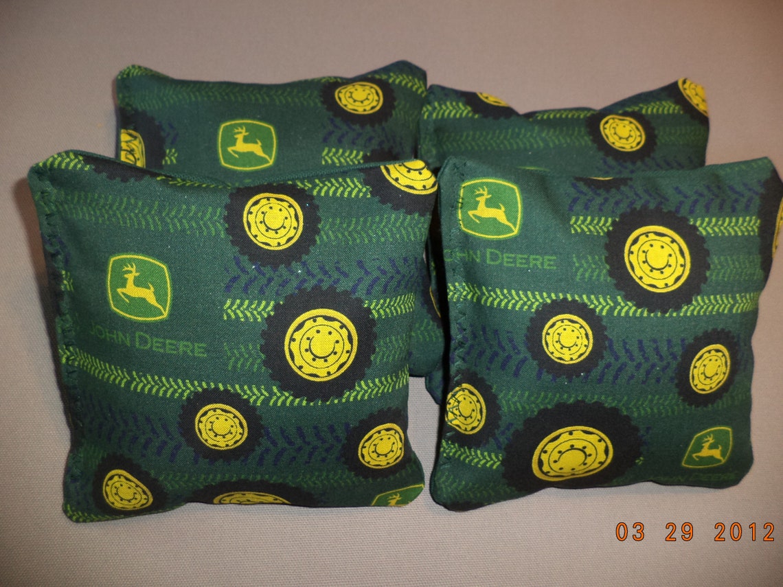 Cornhole Bags John Deere Cow Print Corn Hole Bean Bags 8 ACA - Etsy